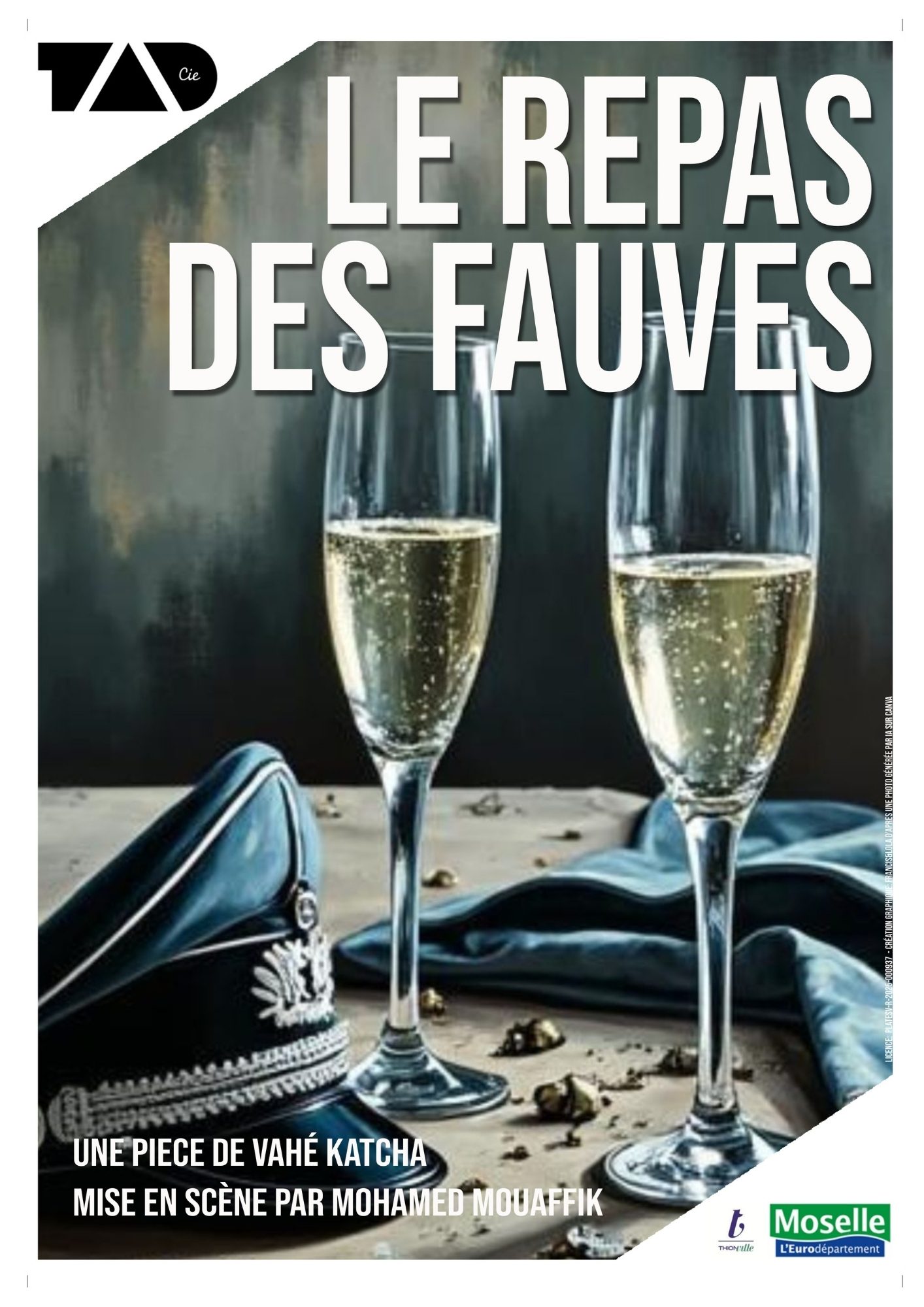 Le Repas des fauves de Vahé Katcha – TAD – Le Gueulard, café culture à Nilvange