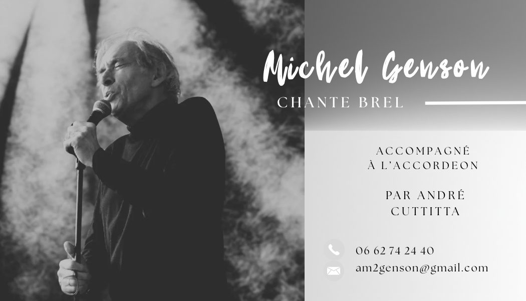Michel Genson chante Brel – Le Gueulard, café culture à Nilvange