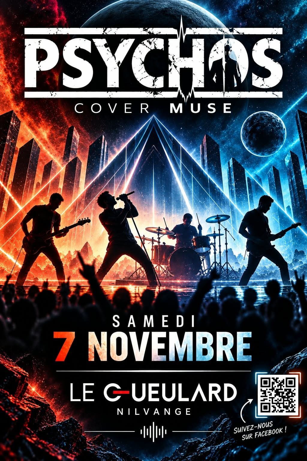 Psychos cover Muse – Le Gueulard, café culture à Nilvange